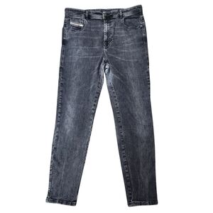 Diesel Mens 1979 Sleenker Black Washed Super Skinny High Rise‎ Jeans